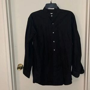 😍Perry Ellis 100% cotton button down size 15 1/2 (32-33)